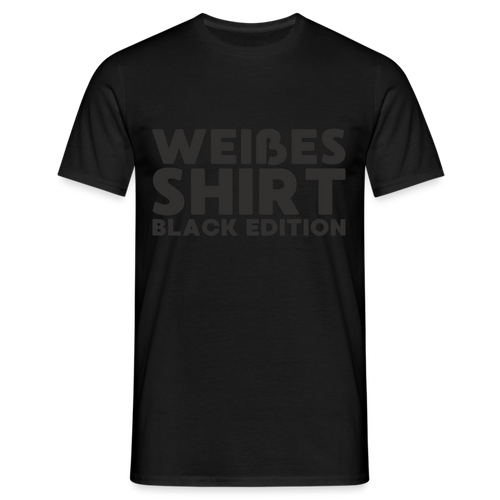 Oliver's White T-Shirt – Black Edition