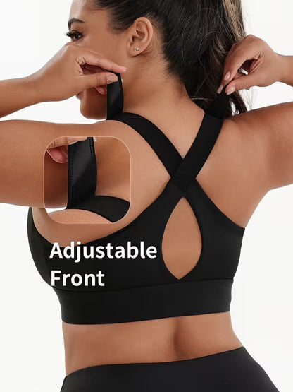 Sport Bra Large Sizes with Strong Support without Underwire | Curvana