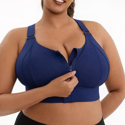 Sport Bra Large Sizes with Strong Support without Underwire | Curvana