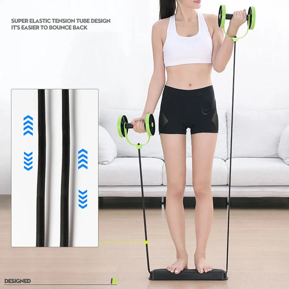 Home Exercise Equipment with Resistance Bands | Training Device | Fitano