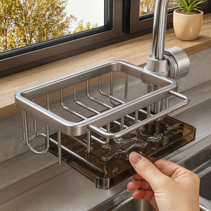Sink Organizer | Sink Organizer Black & Silver | SpülFix