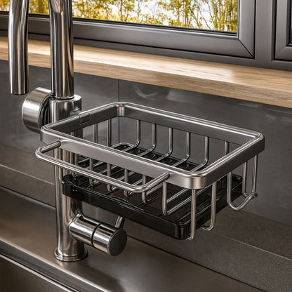 Sink Organizer | Sink Organizer Black & Silver | SpülFix