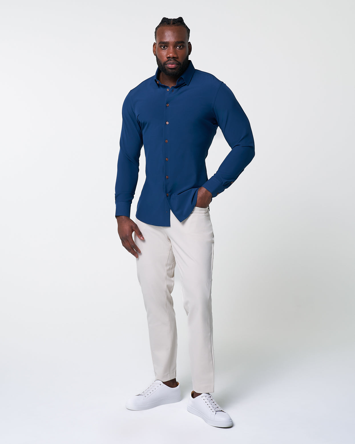 "The Howard" Solid Navy