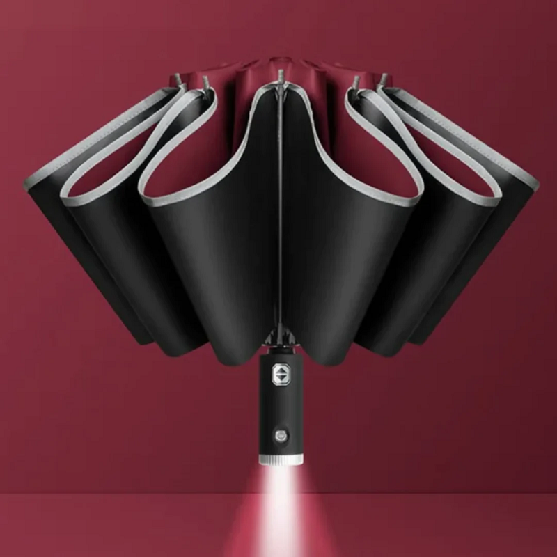 Stormproof Automatic Umbrella with Light | LumBrella