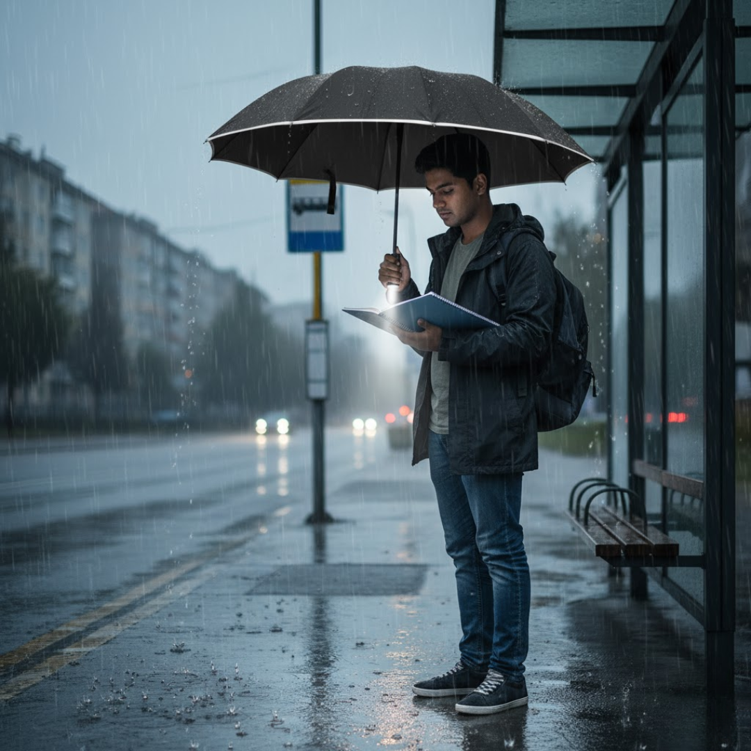 Stormproof Automatic Umbrella with Light | LumBrella