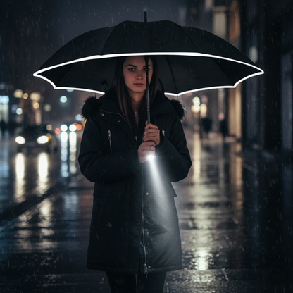 Stormproof Automatic Umbrella with Light | LumBrella