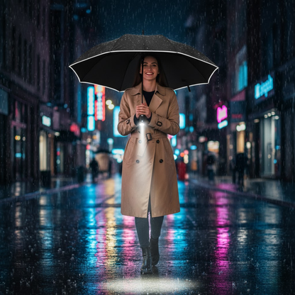 Stormproof Automatic Umbrella with Light | LumBrella