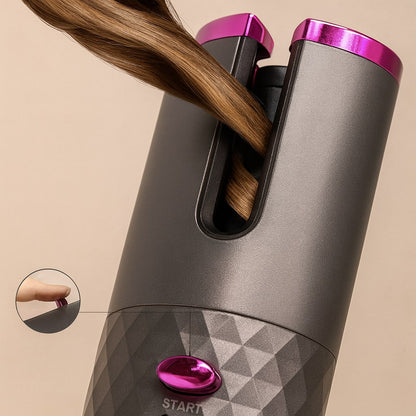 Automatischer Lockenstab | Kabelloser Lockenwickler | Haarstyling-Werkzeug | StyliWave