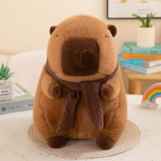 Sweet Capybara Plush Toy | Stuffed Animal for Babies, Kids, and Adults | CuddleCapy