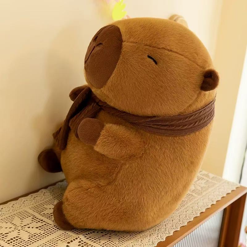 Sweet Capybara Plush Toy | Stuffed Animal for Babies, Kids, and Adults | CuddleCapy