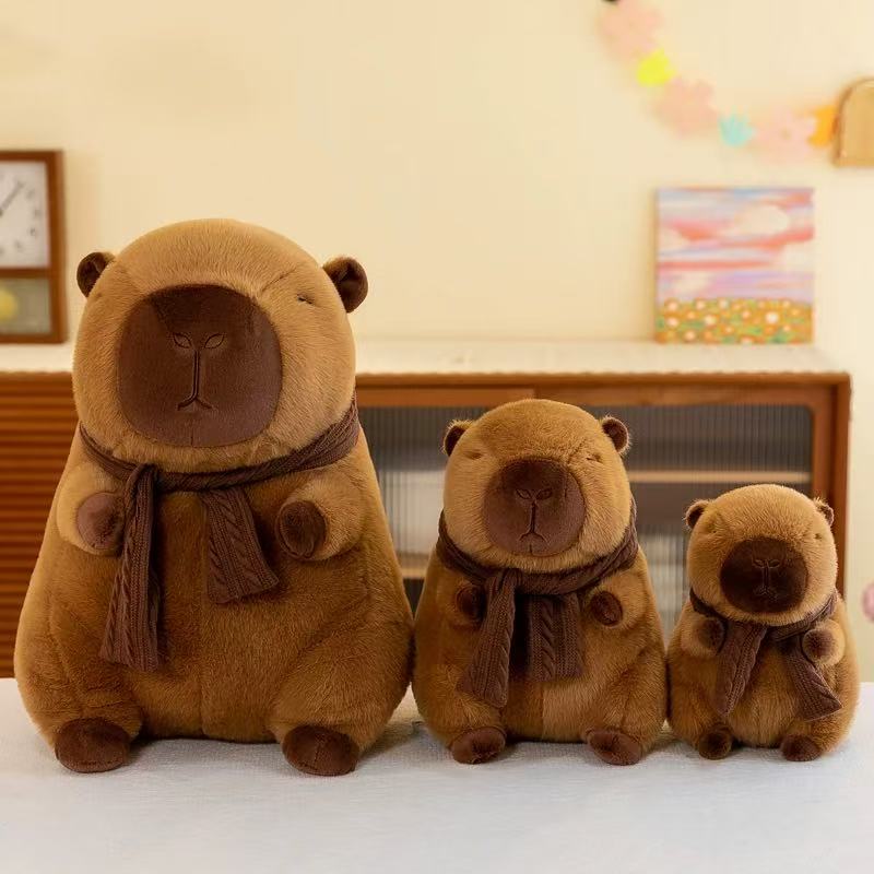Sweet Capybara Plush Toy | Stuffed Animal for Babies, Kids, and Adults | CuddleCapy