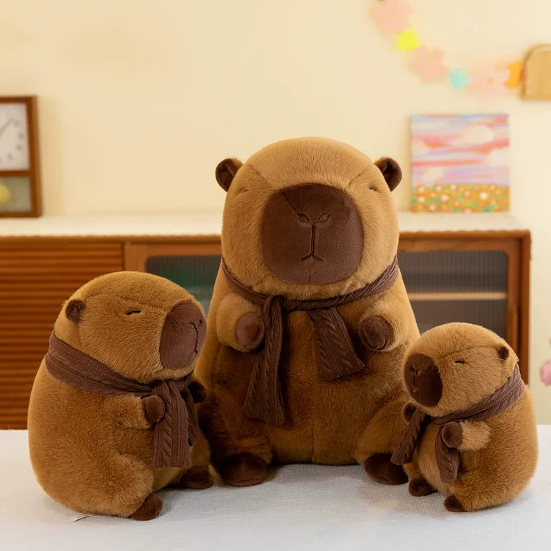 Sweet Capybara Plush Toy | Stuffed Animal for Babies, Kids, and Adults | CuddleCapy