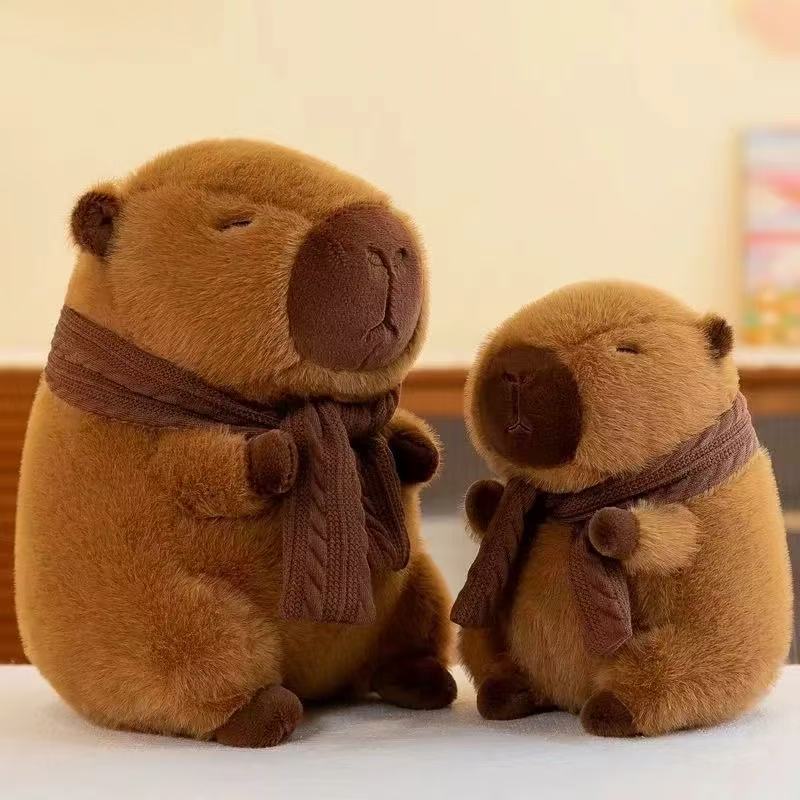 Sweet Capybara Plush Toy | Stuffed Animal for Babies, Kids, and Adults | CuddleCapy