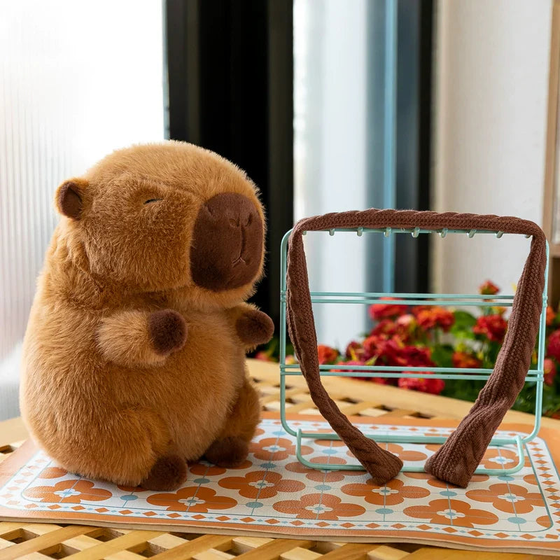 Sweet Capybara Plush Toy | Stuffed Animal for Babies, Kids, and Adults | CuddleCapy