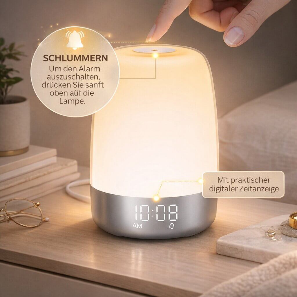 Tageslicht-Wecker | Tageslichtlampe | Wecklicht | LightRise