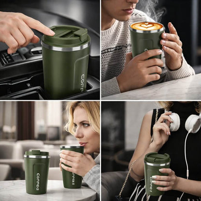 Thermal Mug with Temperature Display | Smart Drinking Cup Made of Stainless Steel | Themiora
