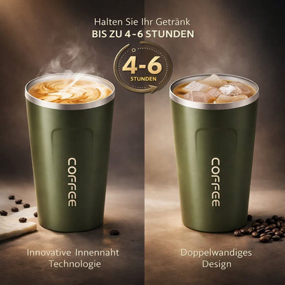 Thermal Mug with Temperature Display | Smart Drinking Cup Made of Stainless Steel | Themiora