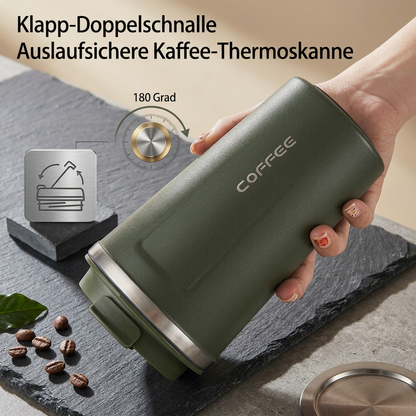 Thermobecher mit Temperaturanzeige | Smarter Trinkbecher aus Edelstahl | Themiora