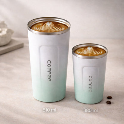 Thermobecher mit Temperaturanzeige | Smarter Trinkbecher aus Edelstahl | Themiora