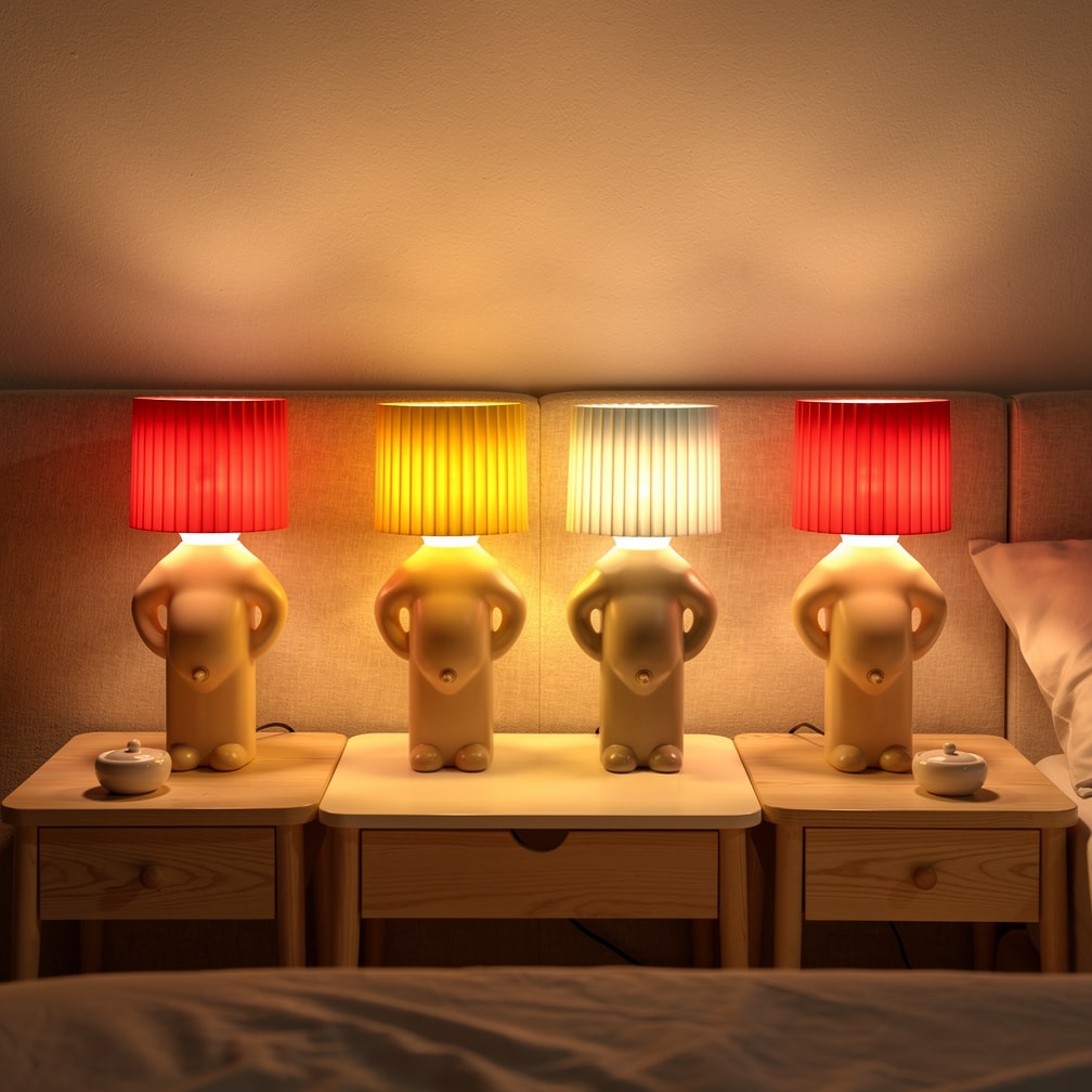 Humorous Table Lamp | LED Nightstand Lamp | Desk Lamp | PeekaLume