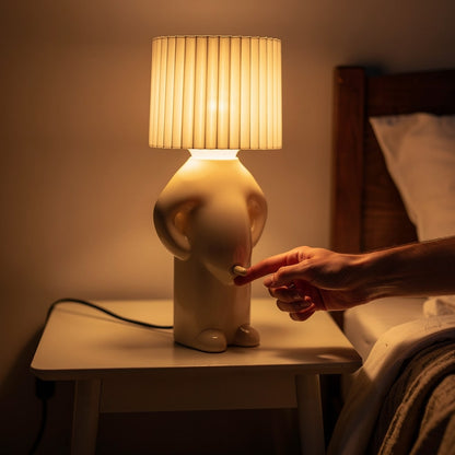 Humorous Table Lamp | LED Nightstand Lamp | Desk Lamp | PeekaLume
