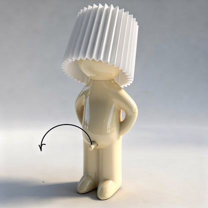 Humorous Table Lamp | LED Nightstand Lamp | Desk Lamp | PeekaLume