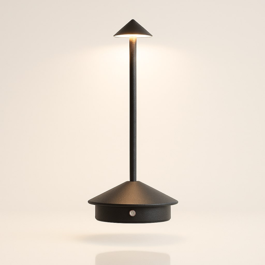 Table Lamp with Battery | Wireless Table Lamp | Dimmable Lamp with Touch | Lunelle