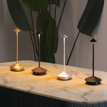 Tischlampe mit Akku | Kabellose Tischlampe | Dimmbare Lampe mit Touch | Lunelle
