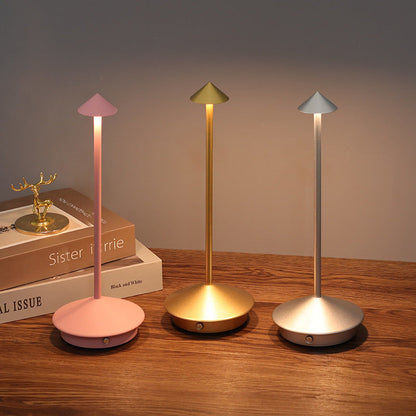Tischlampe mit Akku | Kabellose Tischlampe | Dimmbare Lampe mit Touch | Lunelle