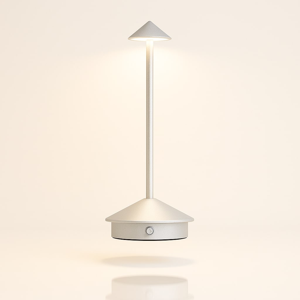 Table Lamp with Battery | Wireless Table Lamp | Dimmable Lamp with Touch | Lunelle