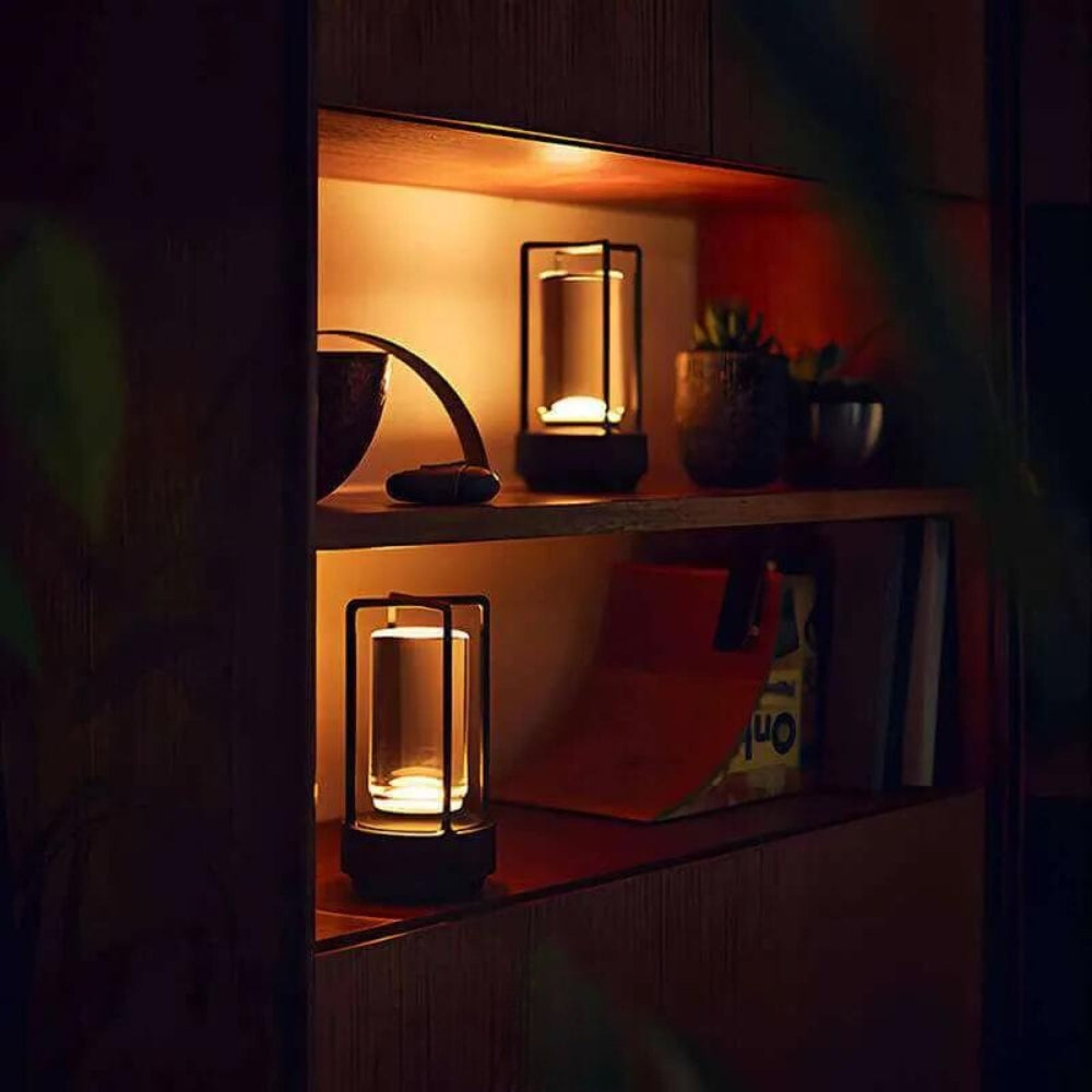 Table Lamp with Battery | Modern LED Table Lamp | Lantern Lamp | NordicLight