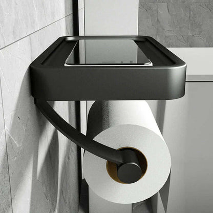 Toilettenpapierhalter aus Edelstahl | Toilettenpapierhalter mit Stauraum | WC-Rollenhalter | Rollix