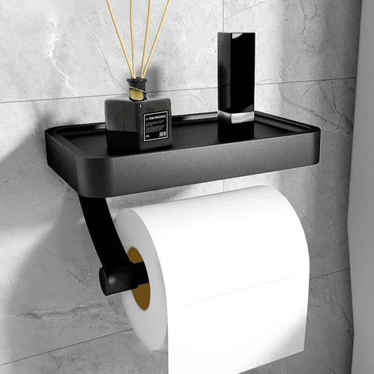 Stainless Steel Toilet Paper Holder | Toilet Paper Holder with Storage | WC Roll Holder | Rollix