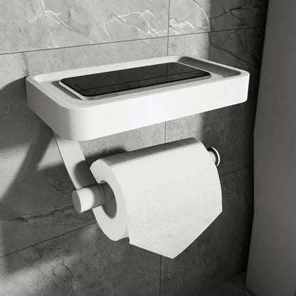 Stainless Steel Toilet Paper Holder | Toilet Paper Holder with Storage | WC Roll Holder | Rollix