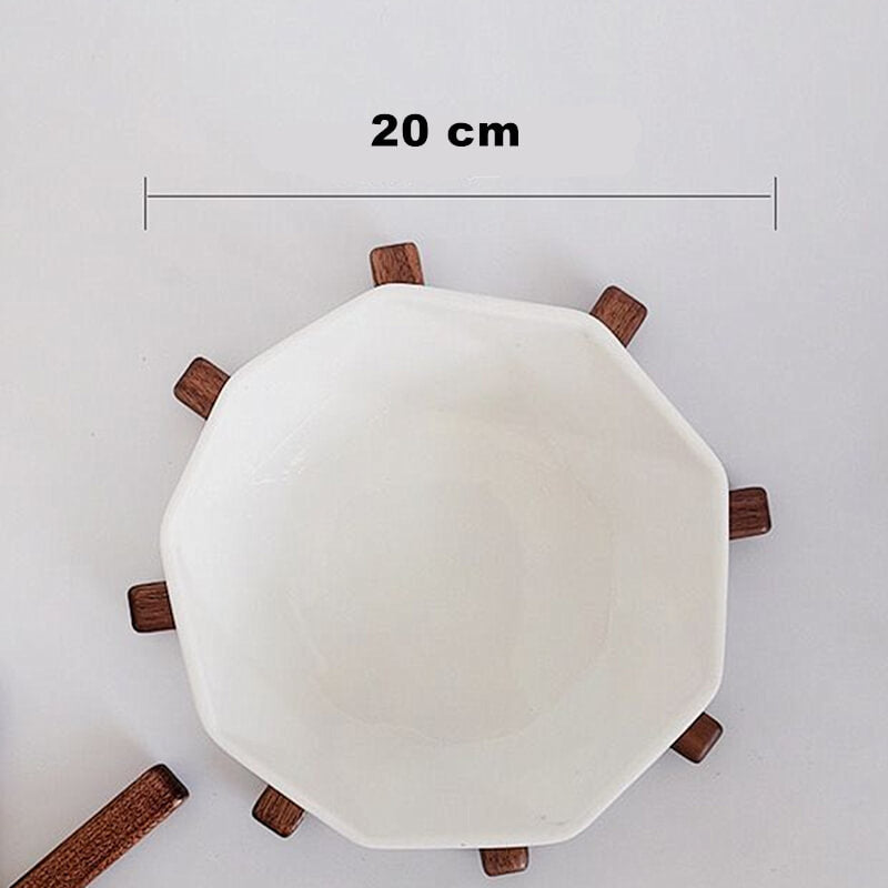 Wooden Coasters | Table Coasters with Modern Design | WoodArt (Set of 3)