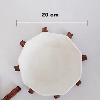 Wooden Coasters | Table Coasters with Modern Design | WoodArt (Set of 3)