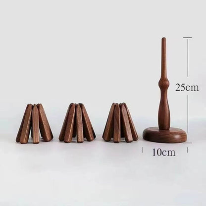 Holzuntersetzer | Tischuntersetzer mit modernem Design | WoodArt (Set von 3)