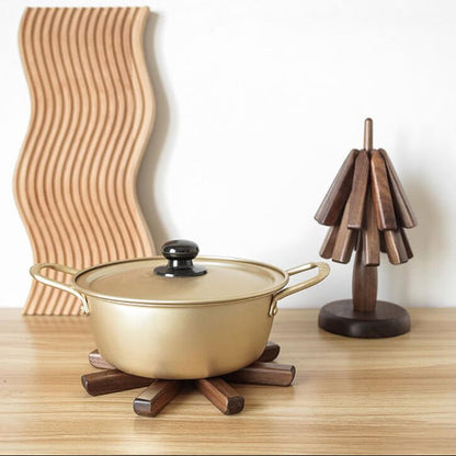 Wooden Coasters | Table Coasters with Modern Design | WoodArt (Set of 3)