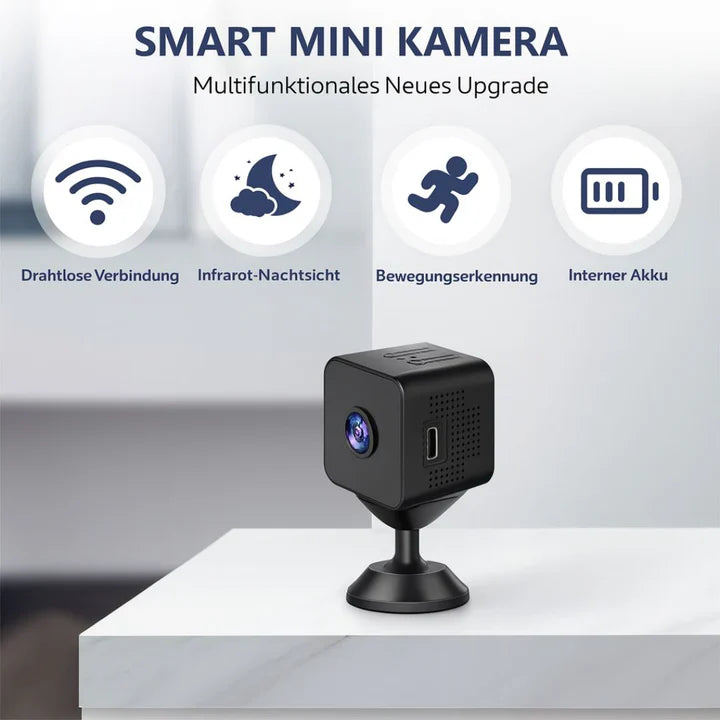Wi-Fi Surveillance Camera | Mini HD Camera | Wireless Security Camera | Clariox