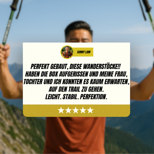 Verstellbare Wanderstöcke | Stabilität & Bequemlichkeit für Trekking