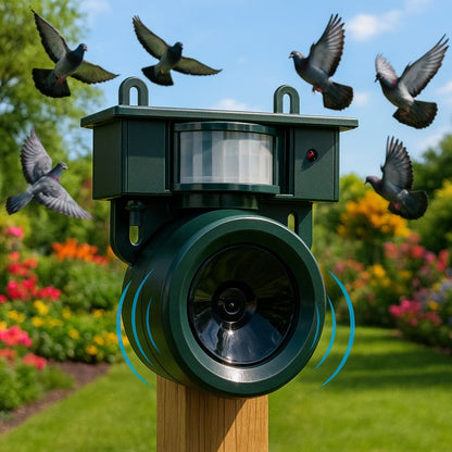 Scare Away Pigeons from Balcony & Garden | Bird Deterrent Device | BirdBlock