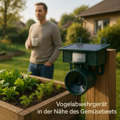 Tauben von Balkon & Garten vertreiben | Vogelabwehrgerät | BirdBlock