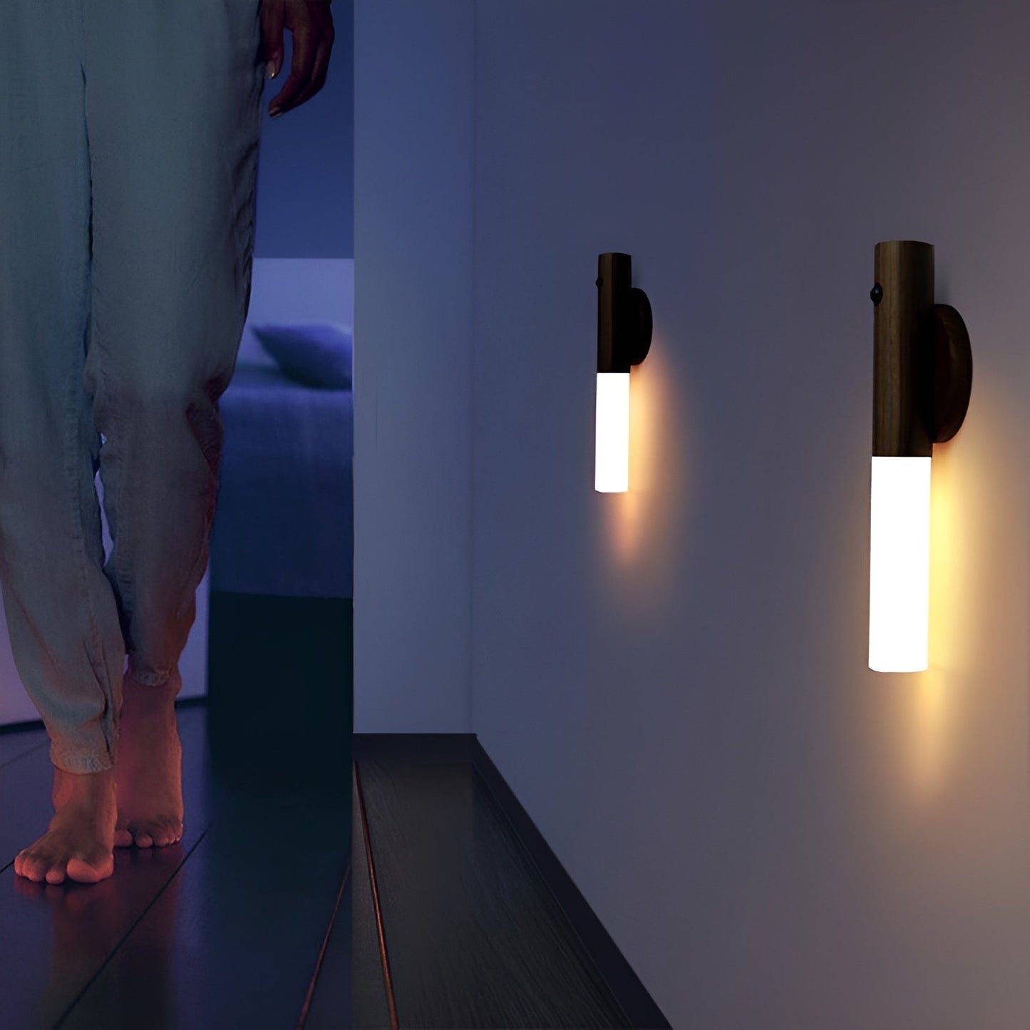 Wall Light for Indoor Use with Motion Sensor & Battery | Wireless Lamp | NordLicht