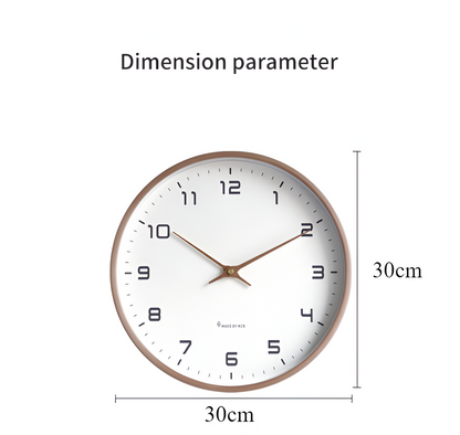 Wooden Wall Clock | Modern Clock for Living Room | Nordic Design Wall Clock | NordUhr