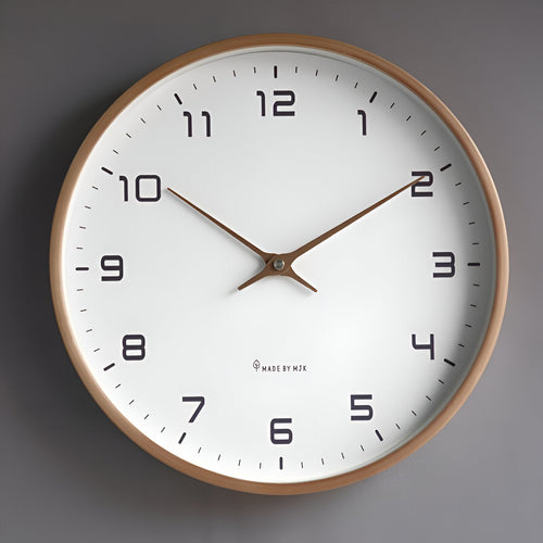 Holz Wanduhr | Moderne Uhr für das Wohnzimmer | Nordic Design Wanduhr | NordUhr