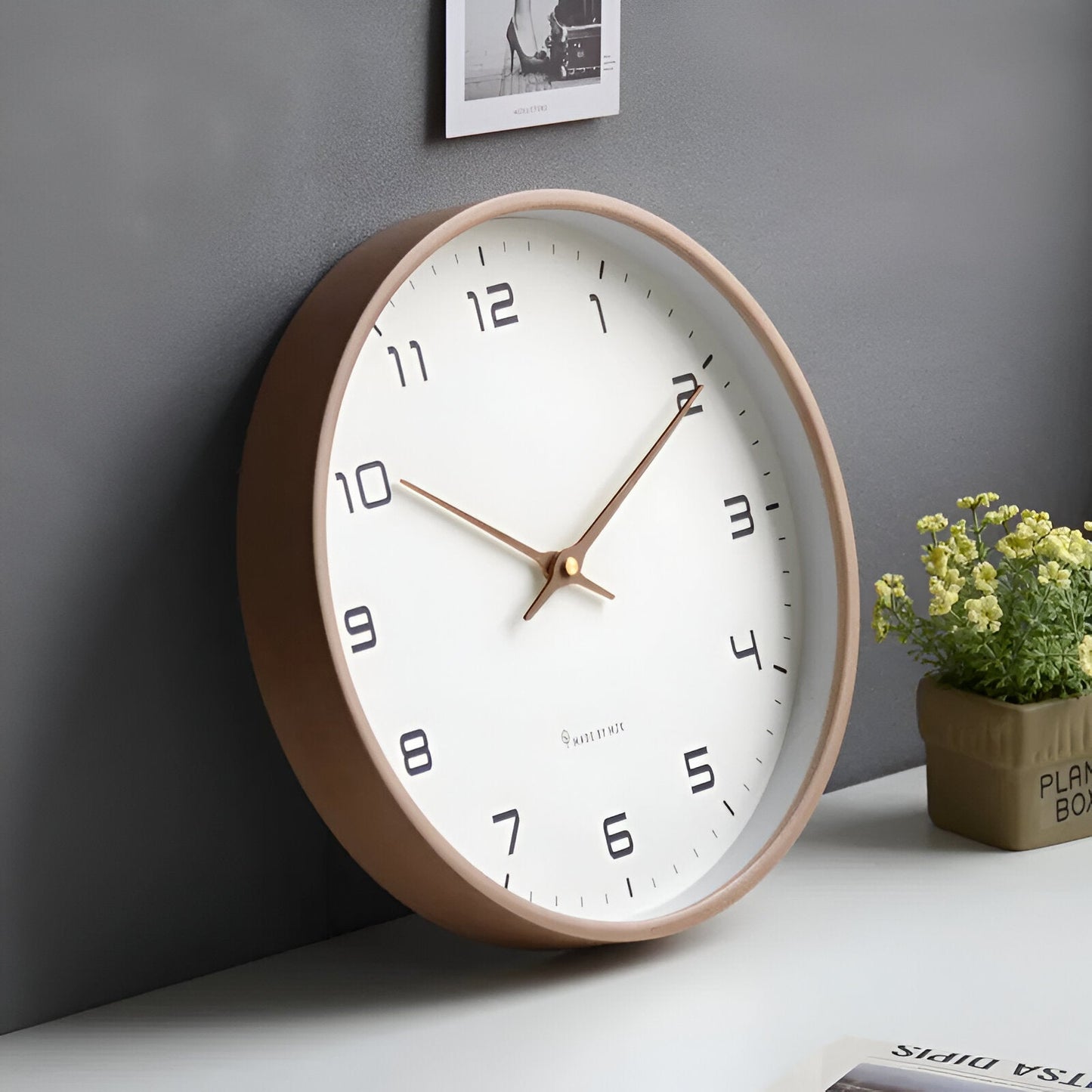 Wooden Wall Clock | Modern Clock for Living Room | Nordic Design Wall Clock | NordUhr