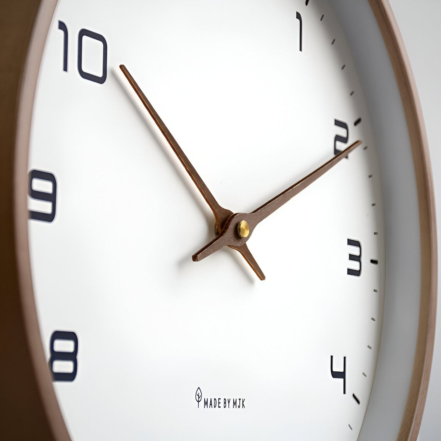 Wooden Wall Clock | Modern Clock for Living Room | Nordic Design Wall Clock | NordUhr