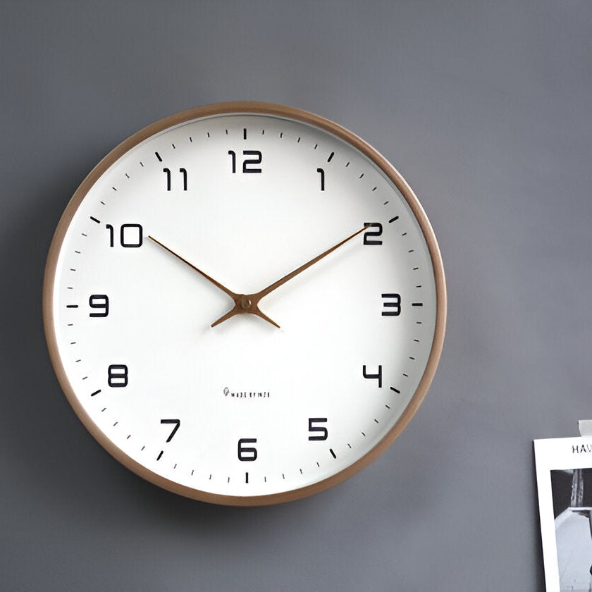 Wooden Wall Clock | Modern Clock for Living Room | Nordic Design Wall Clock | NordUhr