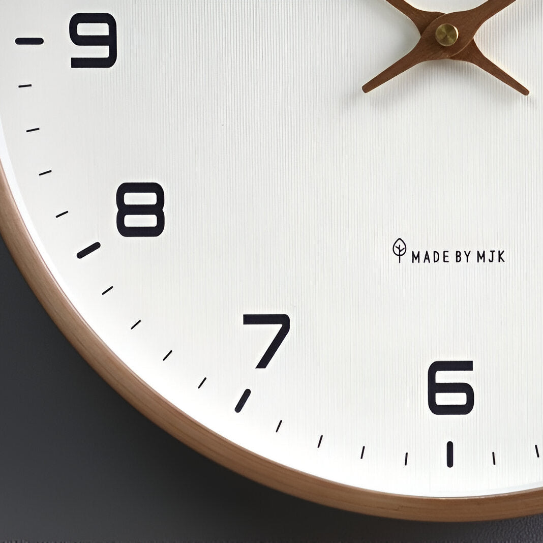 Wooden Wall Clock | Modern Clock for Living Room | Nordic Design Wall Clock | NordUhr