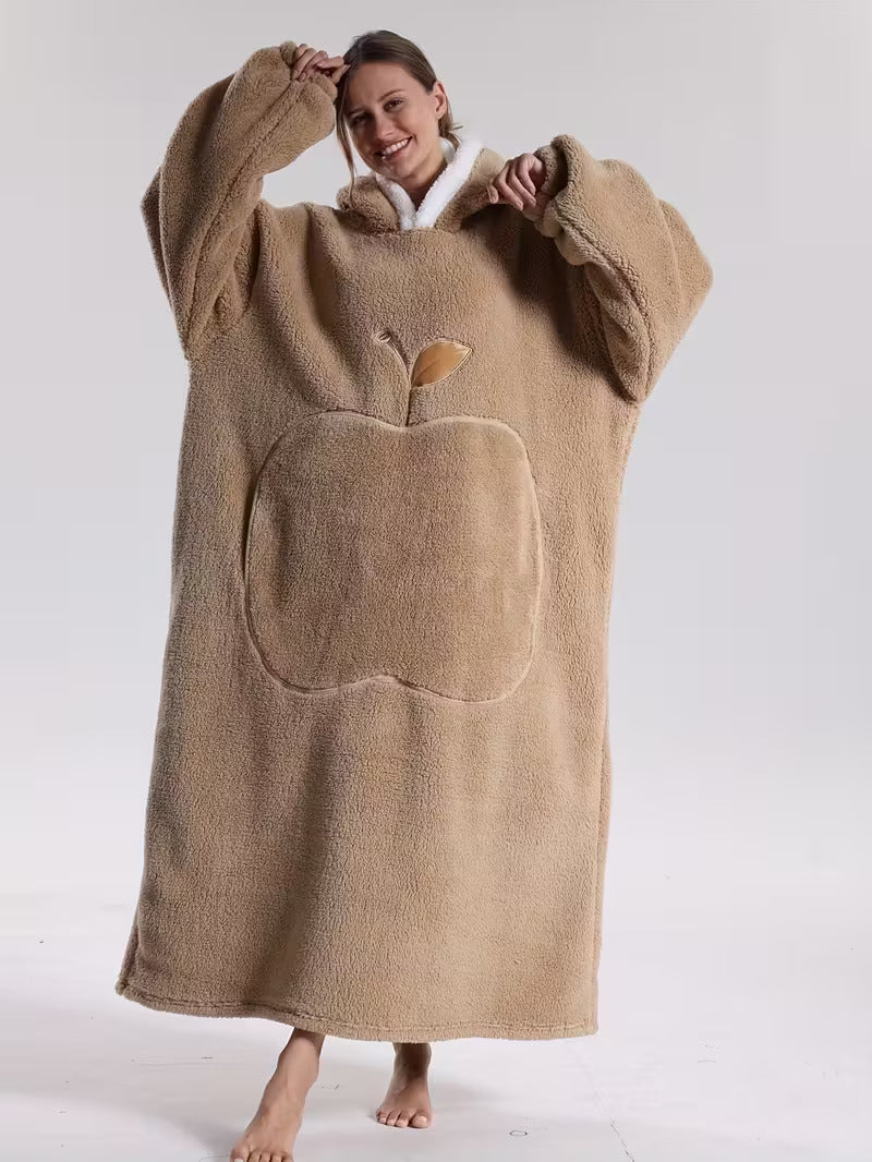Hooded Blanket | Blanket with Sleeves | Wearable Blanket Hoodie | WarmHood